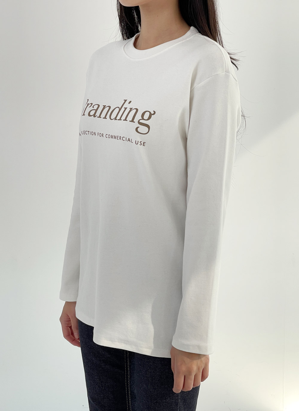 起毛レタリングラウンドTシャツ | DHOLIC | 詳細画像12