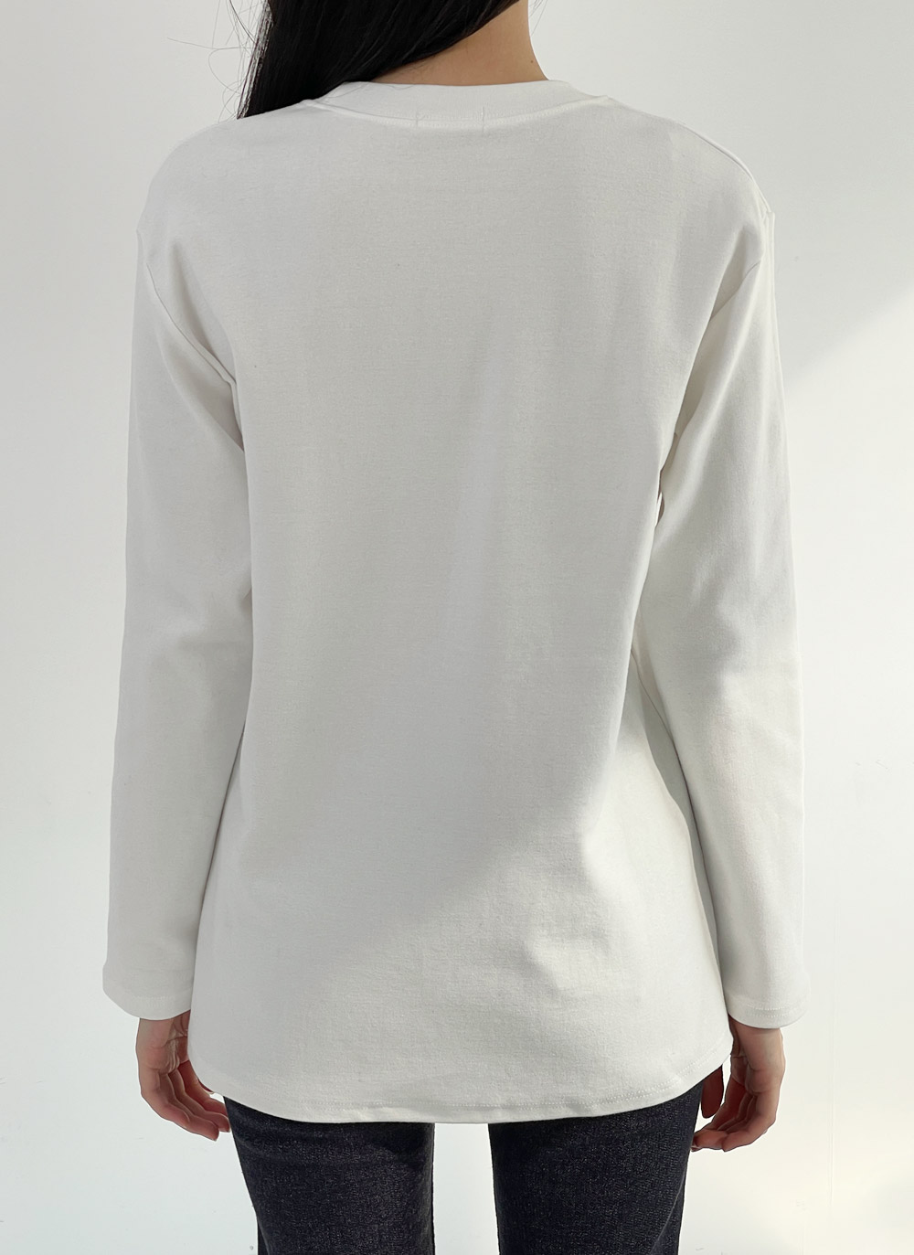 起毛レタリングラウンドTシャツ | DHOLIC | 詳細画像13