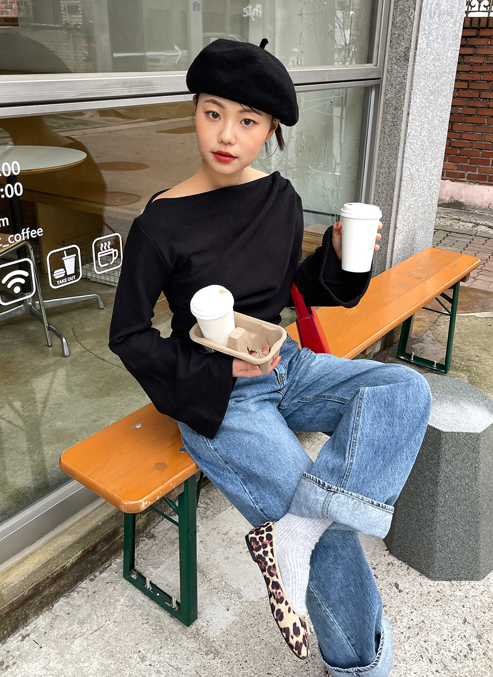 ワイドストレートブルーデニムパンツ | DHOLIC | 詳細画像25
