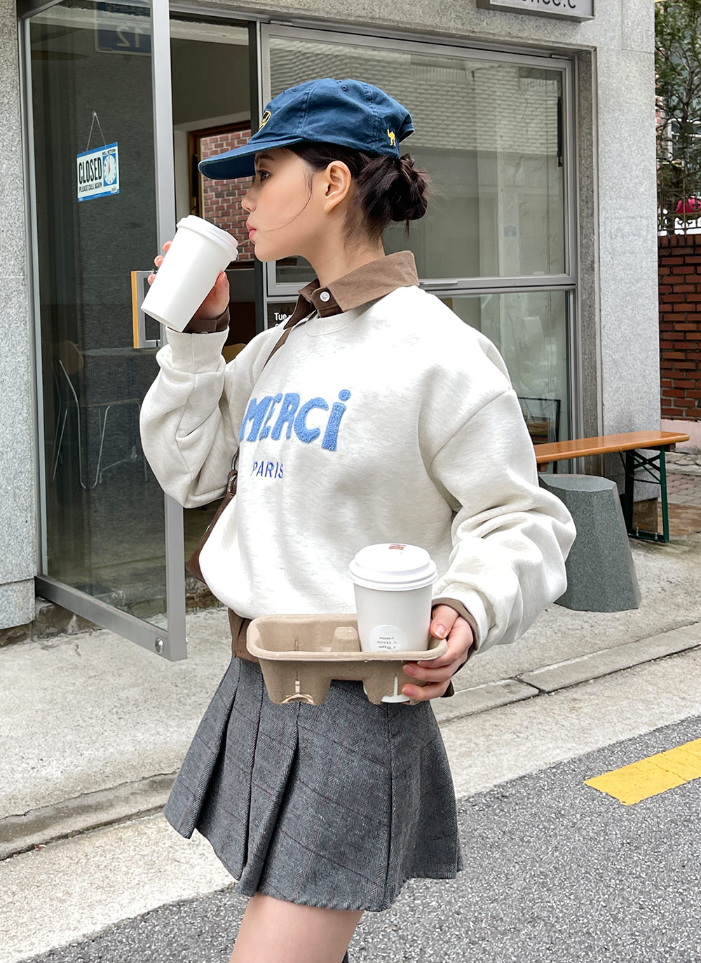 ピーチ起毛コットンショートシャツ | DHOLIC | 詳細画像25