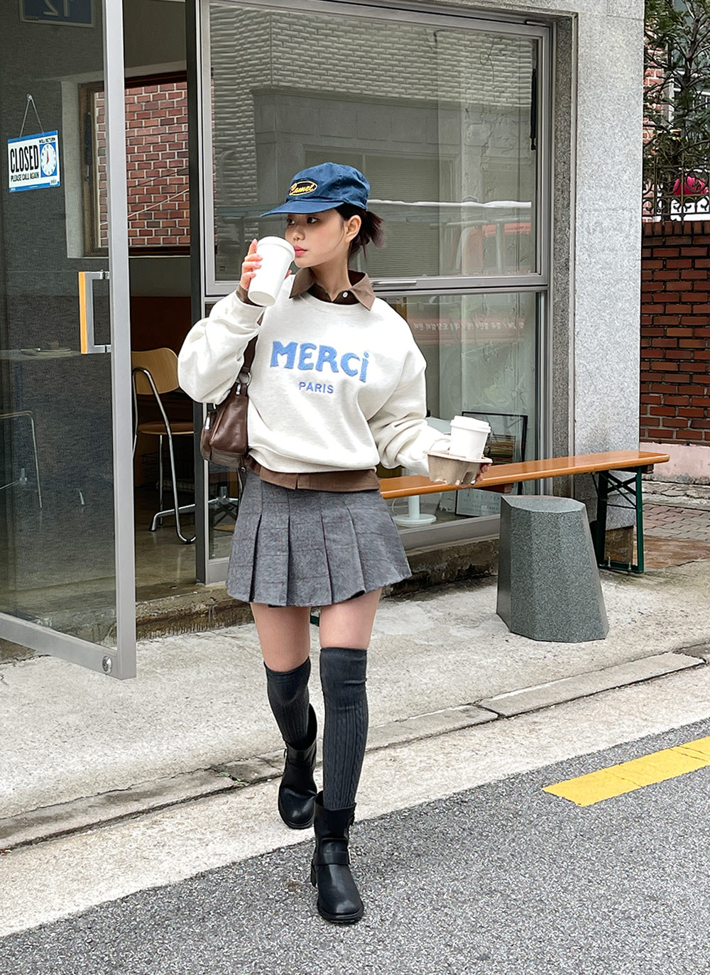 ピーチ起毛コットンショートシャツ | DHOLIC | 詳細画像26