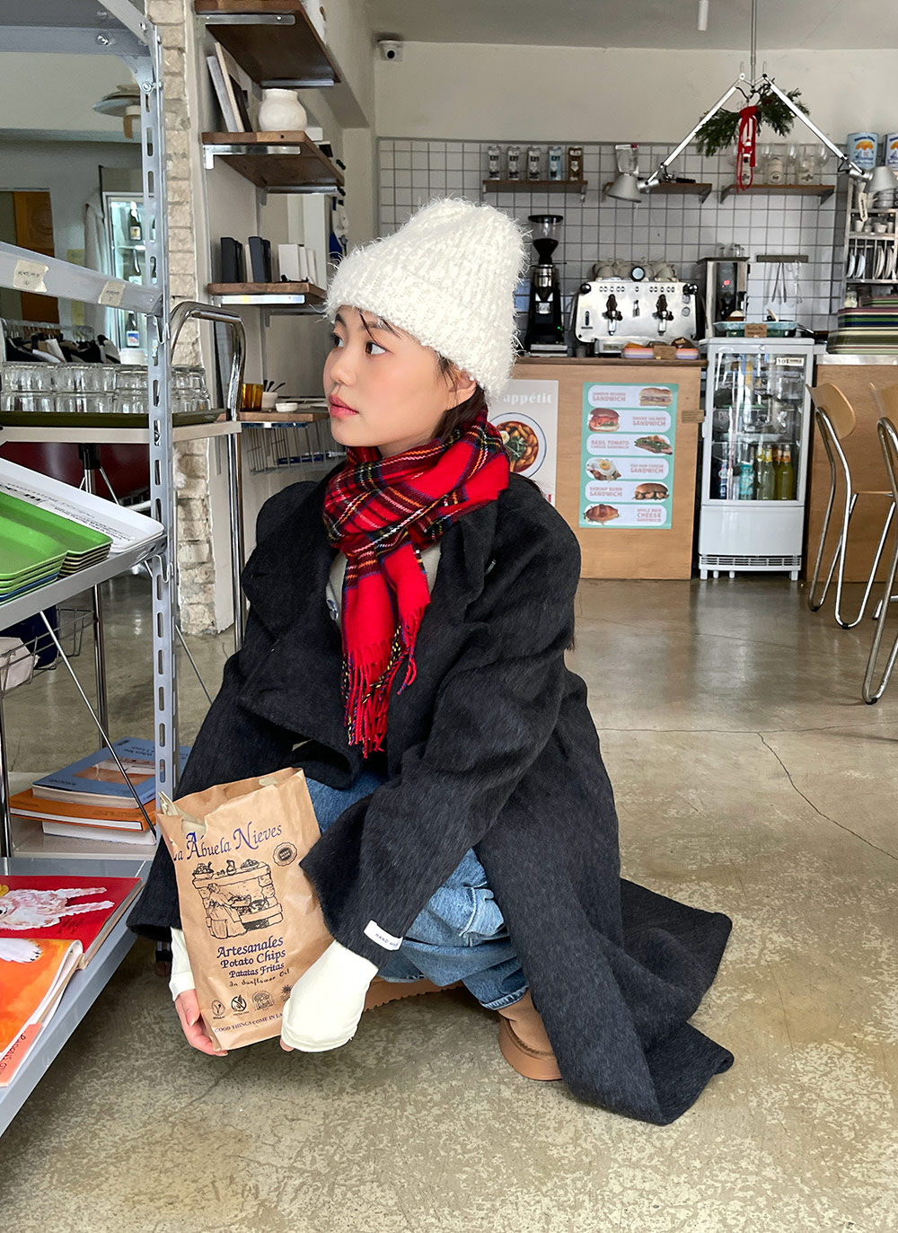 2WAYウール混ハンドメイドロングコート | DHOLIC | 詳細画像23