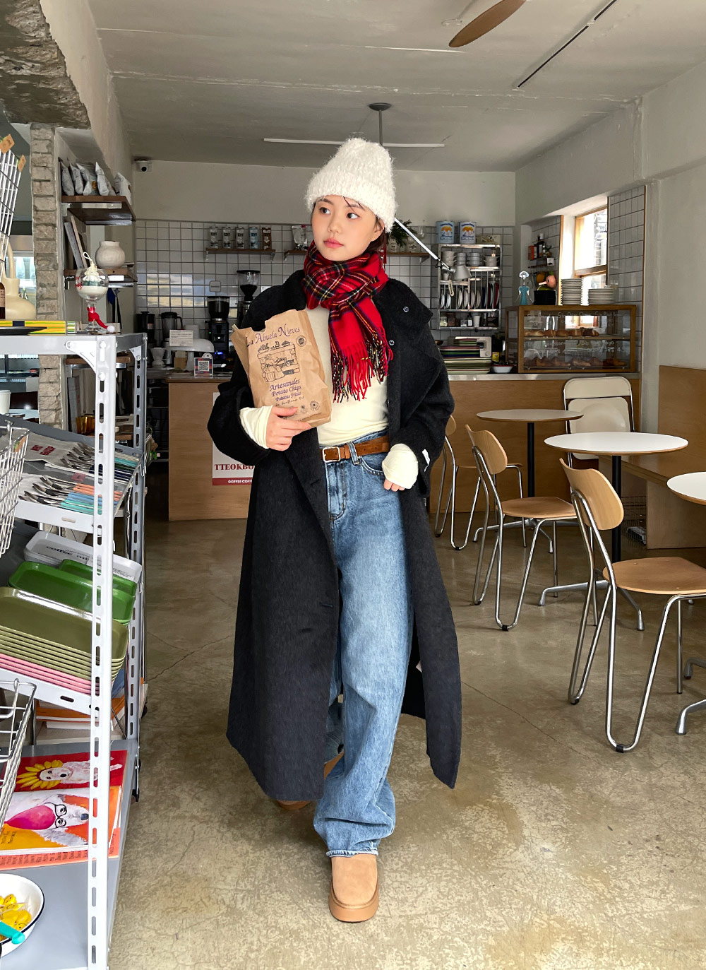 2WAYウール混ハンドメイドロングコート | DHOLIC | 詳細画像24