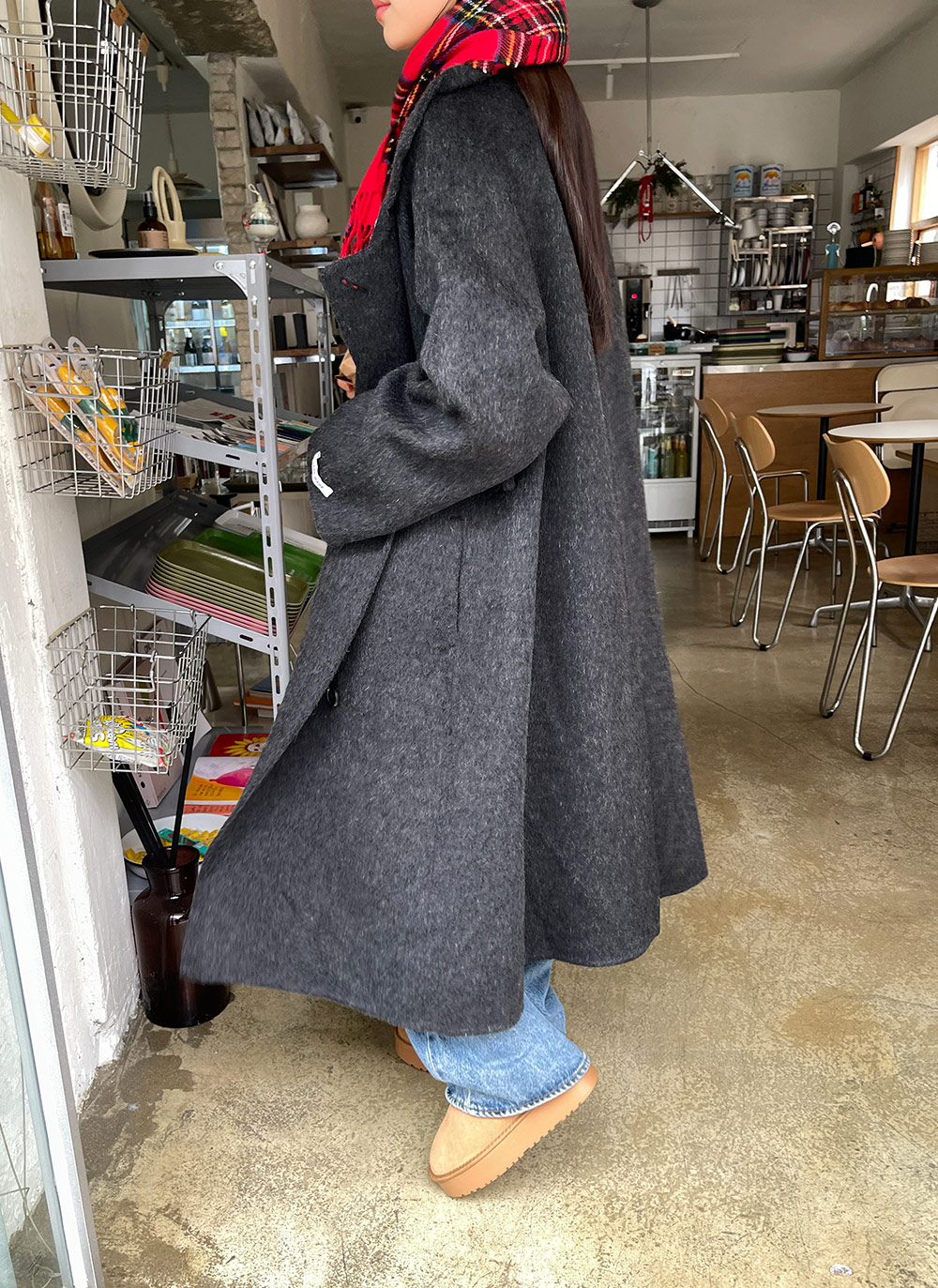 2WAYウール混ハンドメイドロングコート | DHOLIC | 詳細画像25