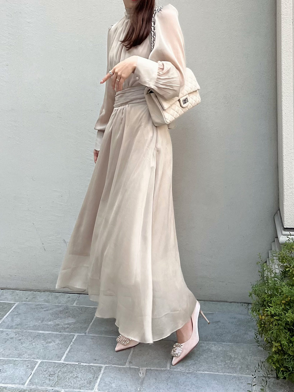 リボンシアーロングワンピース | 詳細画像2