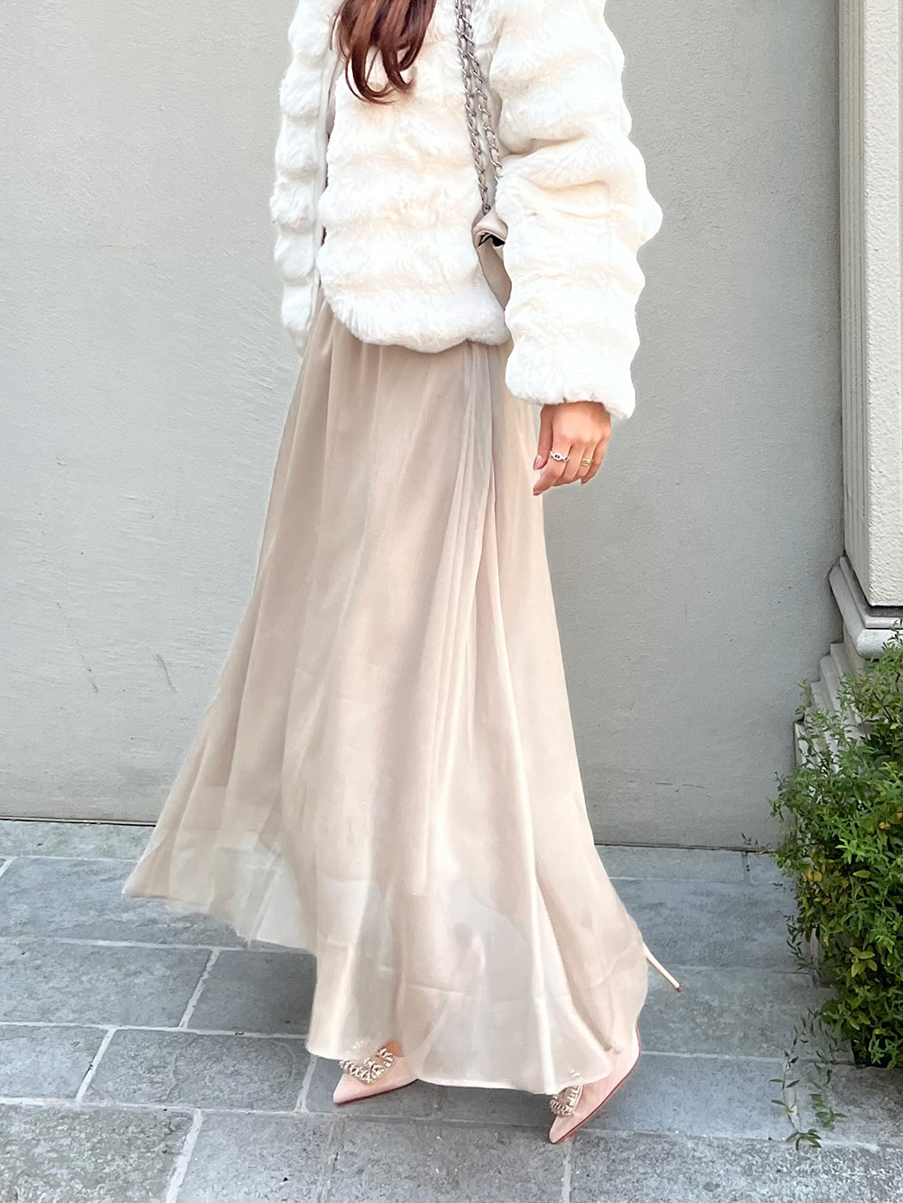 リボンシアーロングワンピース | 詳細画像5