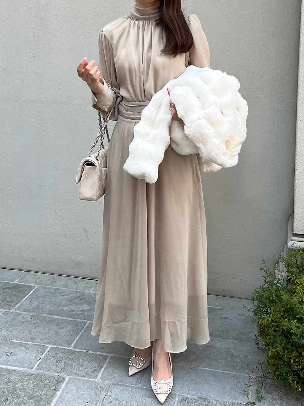 リボンシアーロングワンピース | 詳細画像7