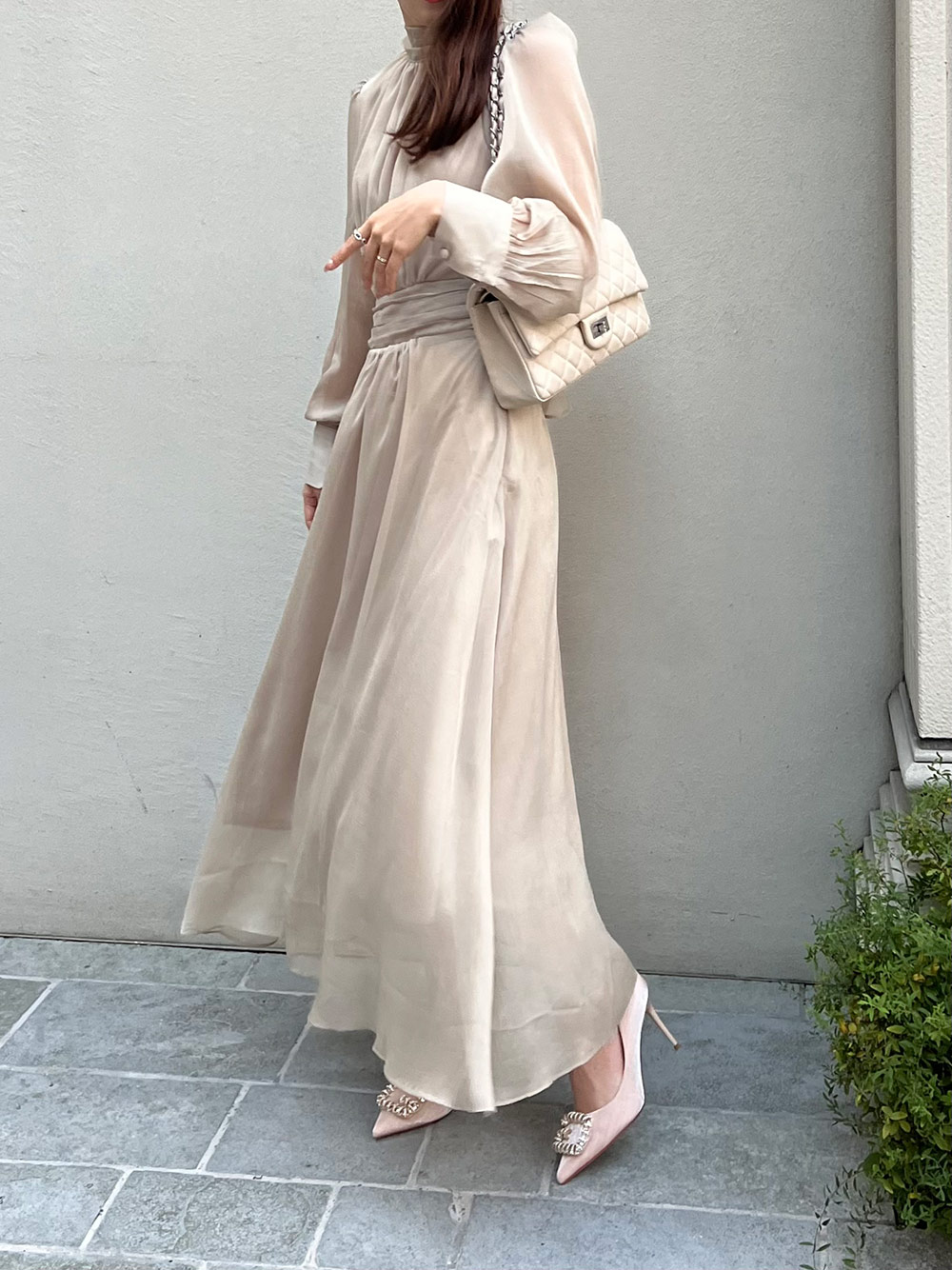 リボンシアーロングワンピース | 詳細画像8