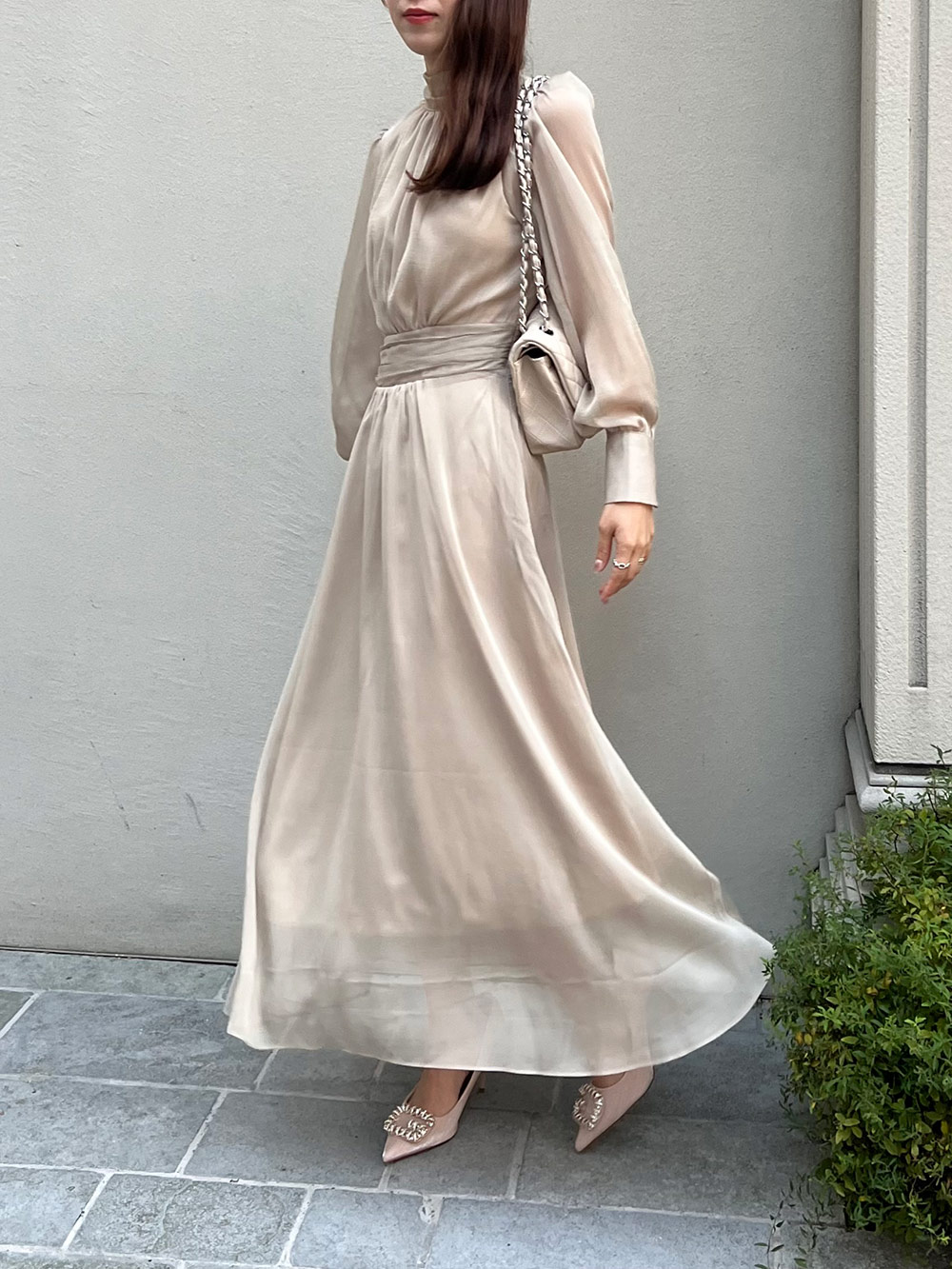 リボンシアーロングワンピース | 詳細画像9