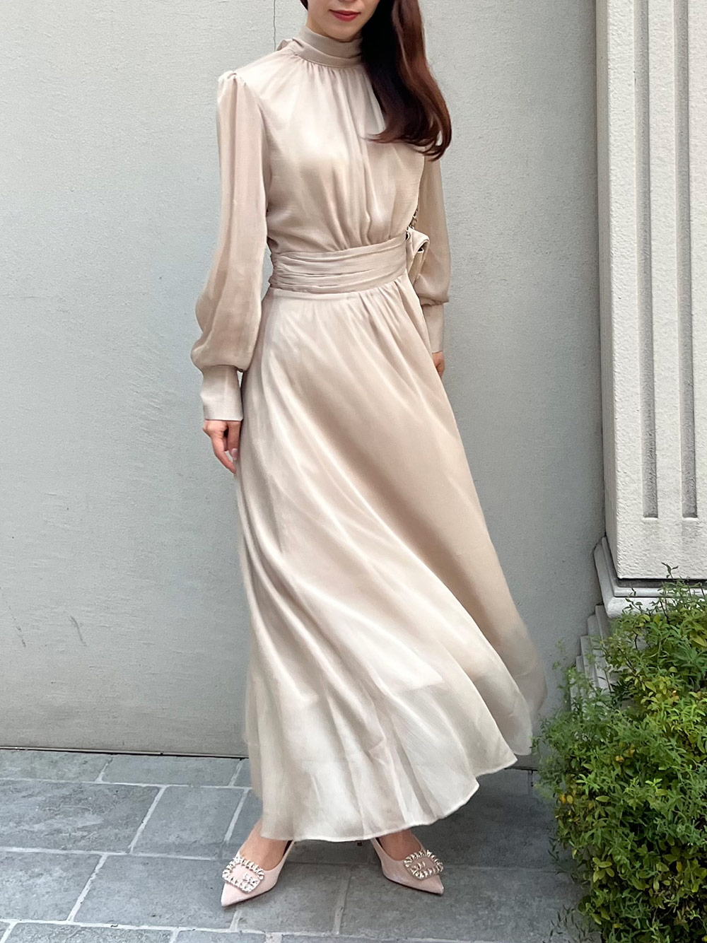 リボンシアーロングワンピース | 詳細画像12