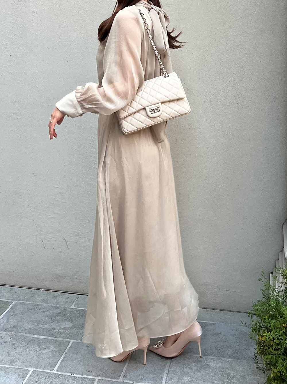 リボンシアーロングワンピース | 詳細画像13