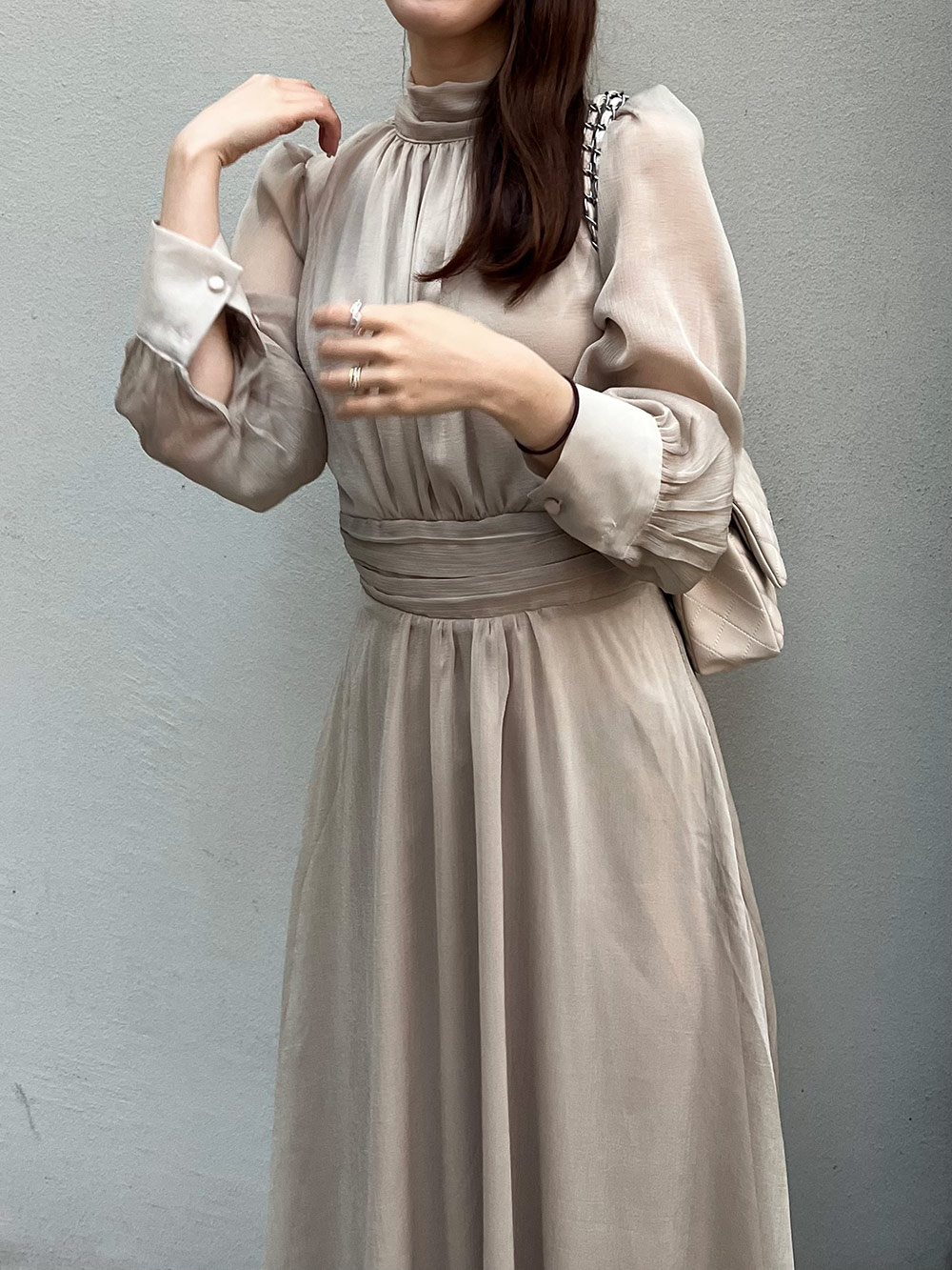 リボンシアーロングワンピース | 詳細画像14