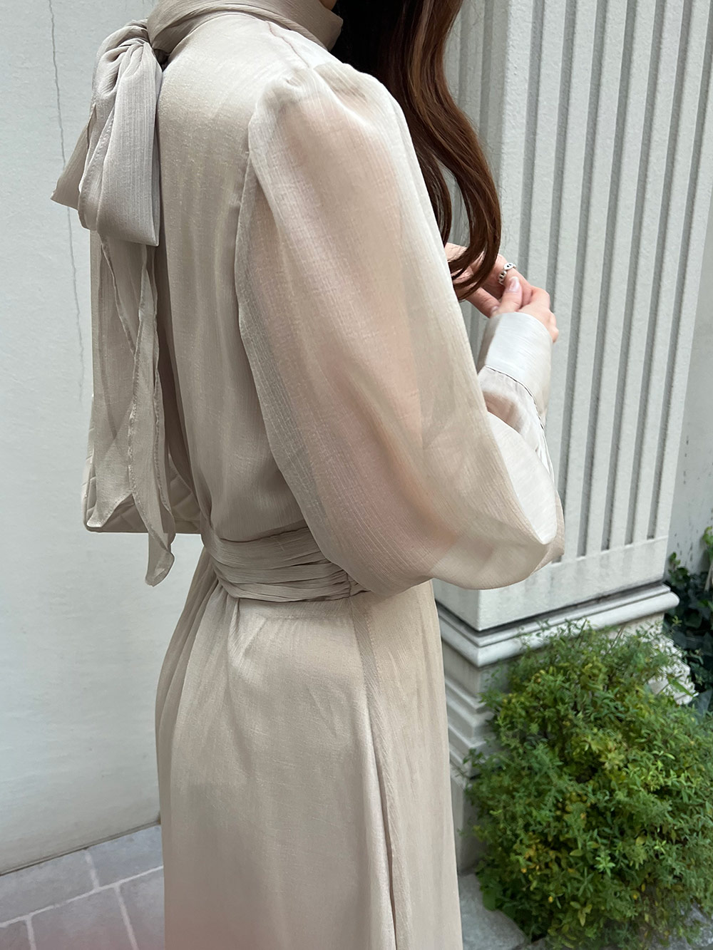 リボンシアーロングワンピース | 詳細画像18