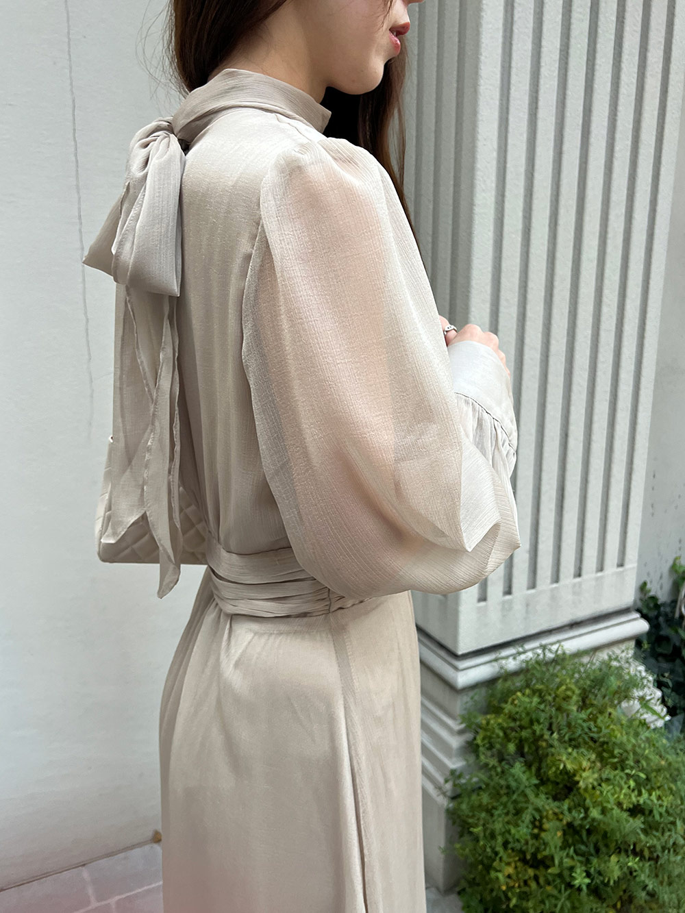 リボンシアーロングワンピース | 詳細画像19