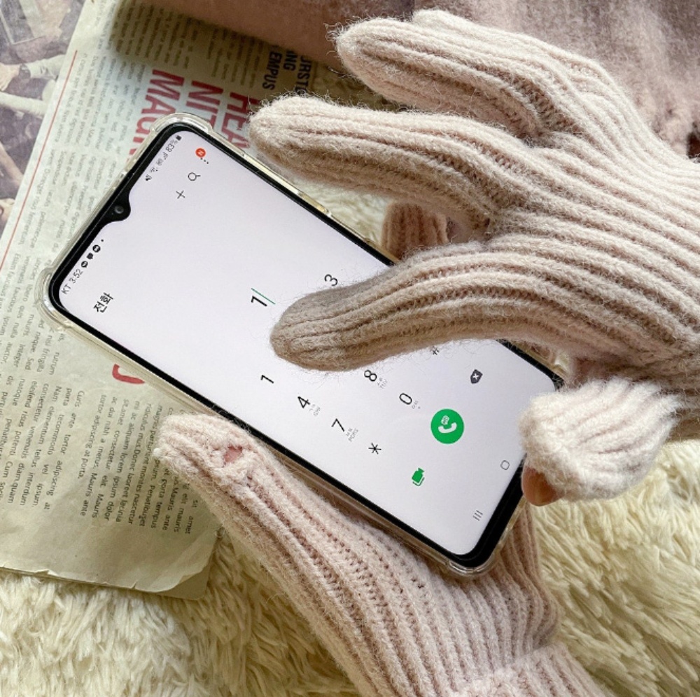 *スマホ対応*リブニット手袋 | 詳細画像4