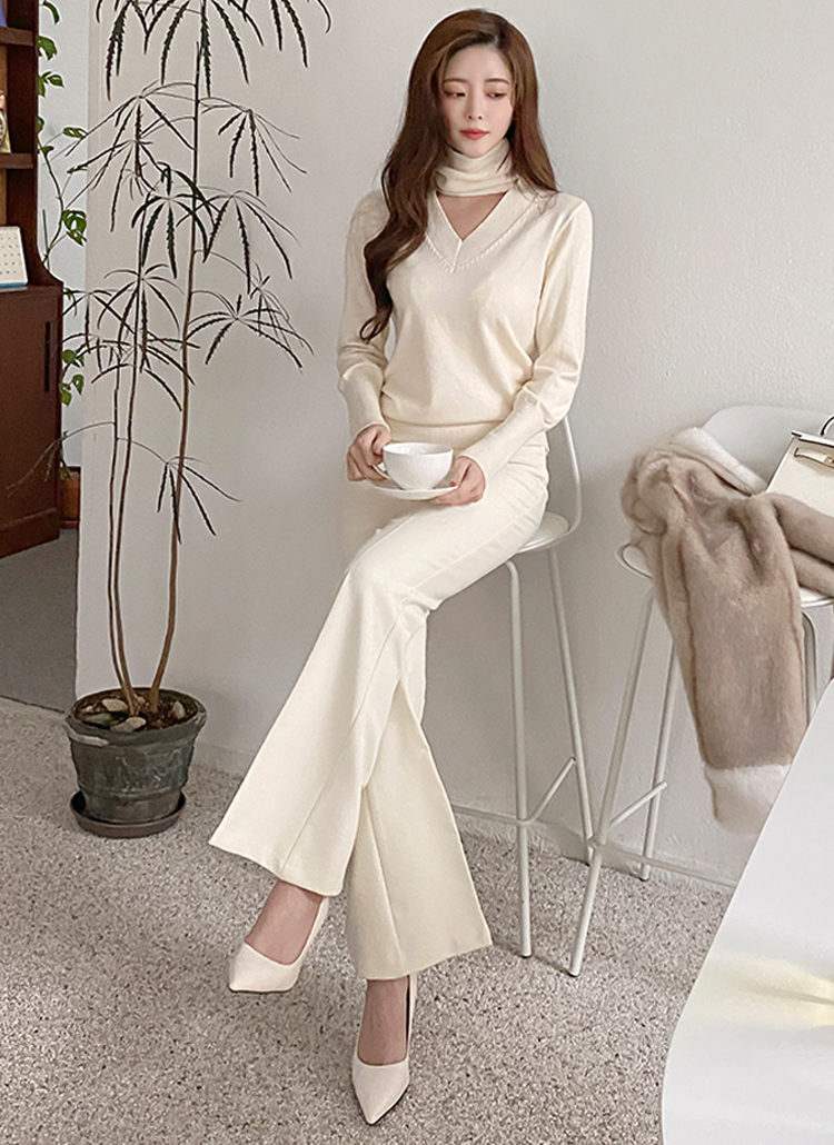 裏起毛フレアスラックス | レディースファッション通販 - DHOLIC