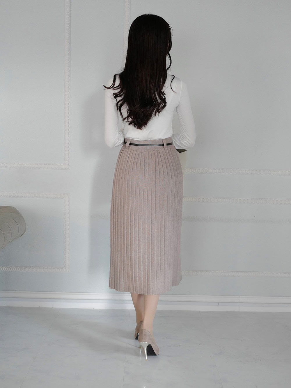 Brunello Cucinelli 薄手ウールのプリーツスカート Brunello Cucinelli 薄手ウールのプリーツスカート