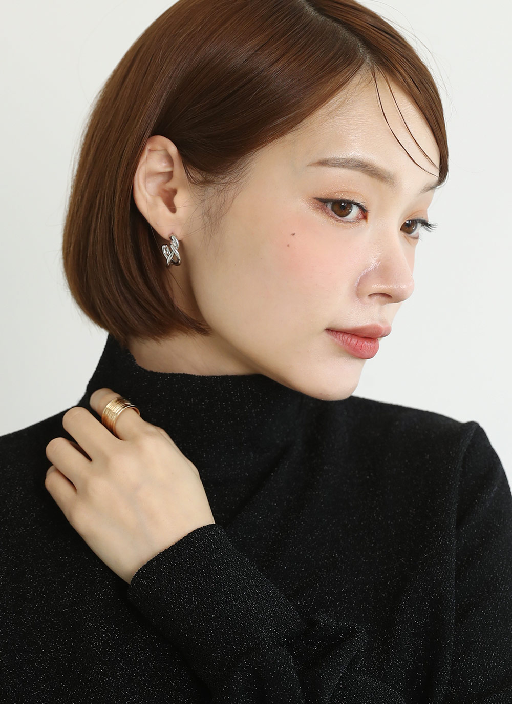 ツイストオープンリングピアス | DHOLIC | 詳細画像8
