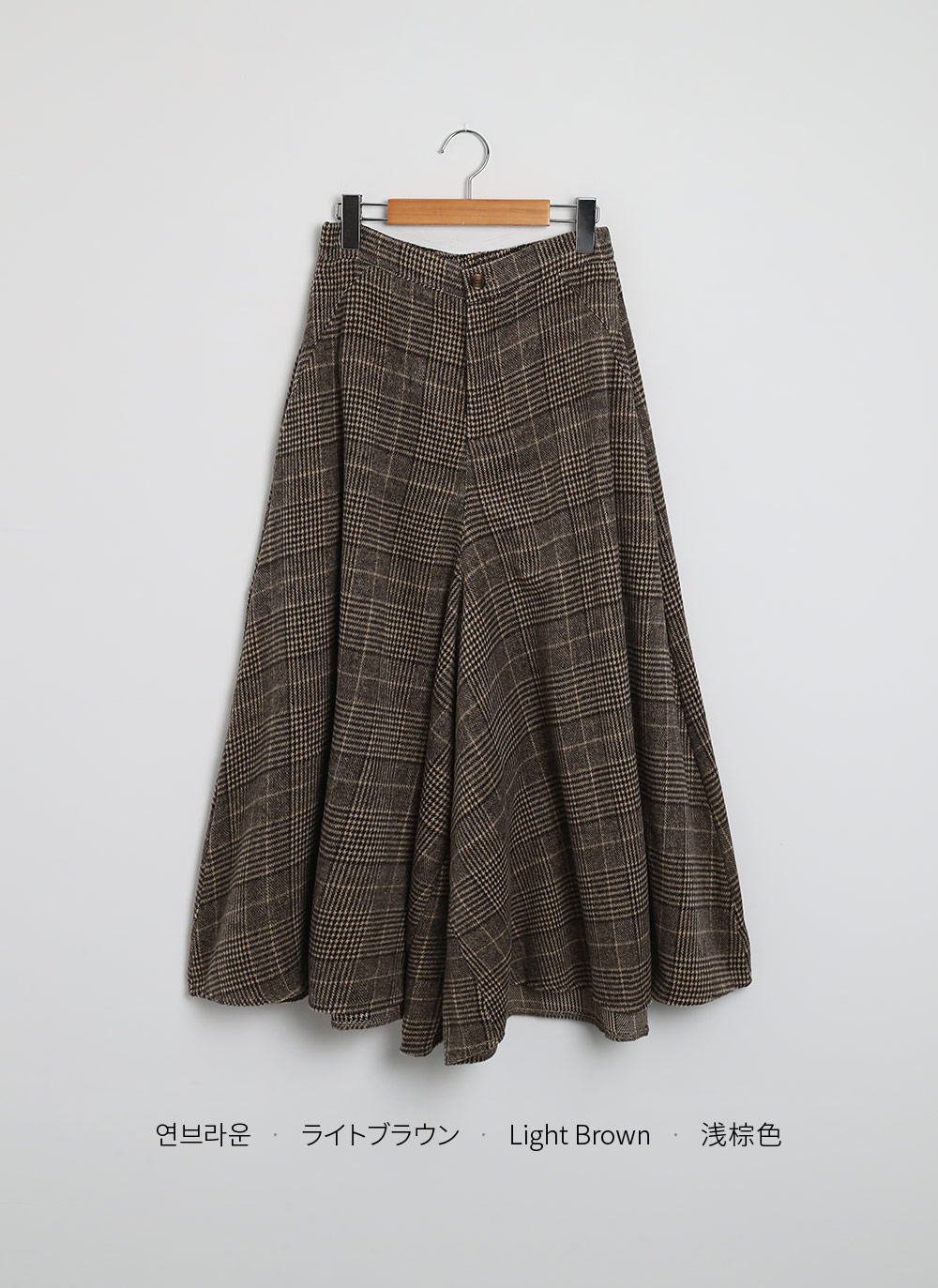 起毛チェックワイドフレアパンツ | DHOLIC | 詳細画像19