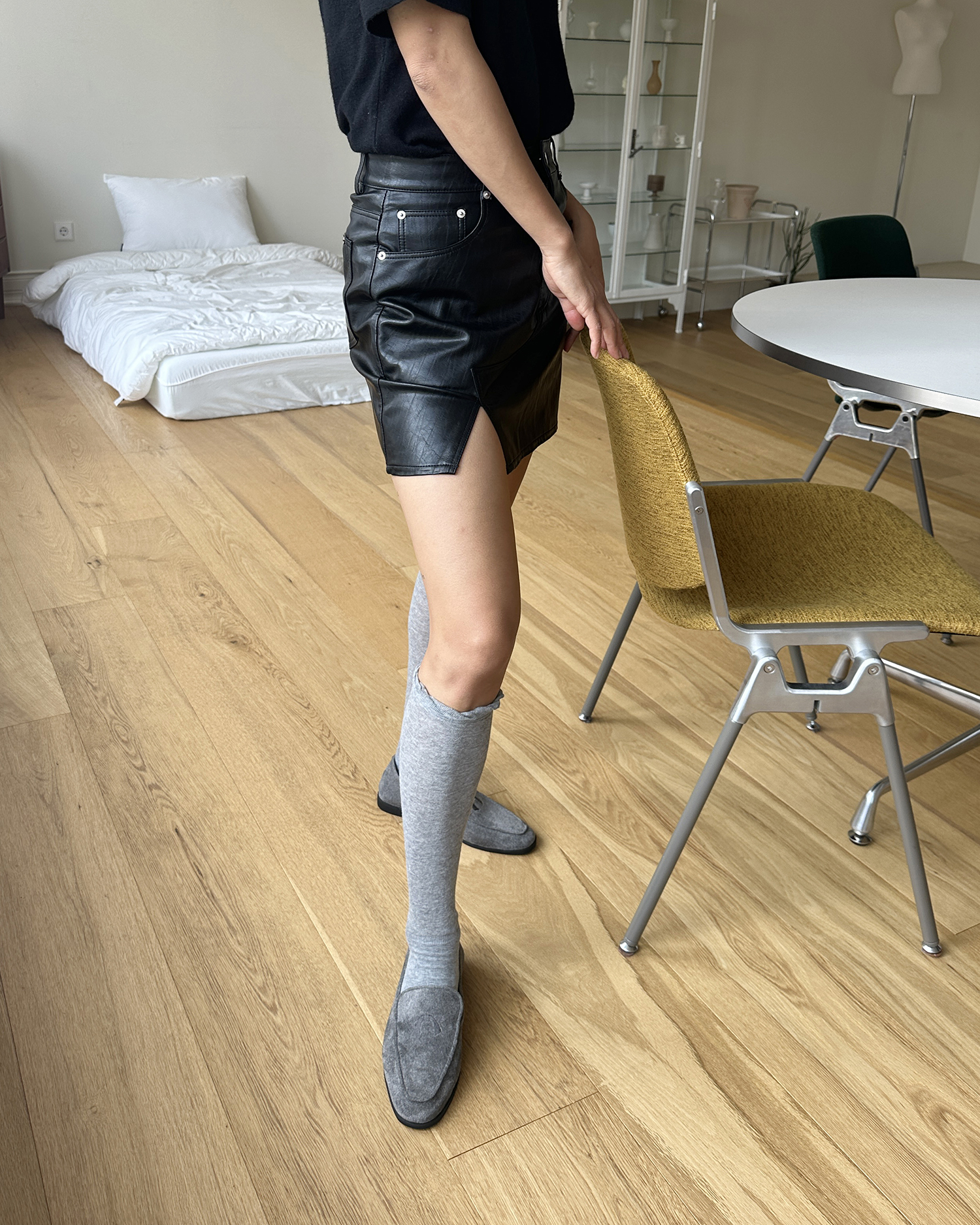 スエード調リボン刺繍ローファー | 詳細画像13