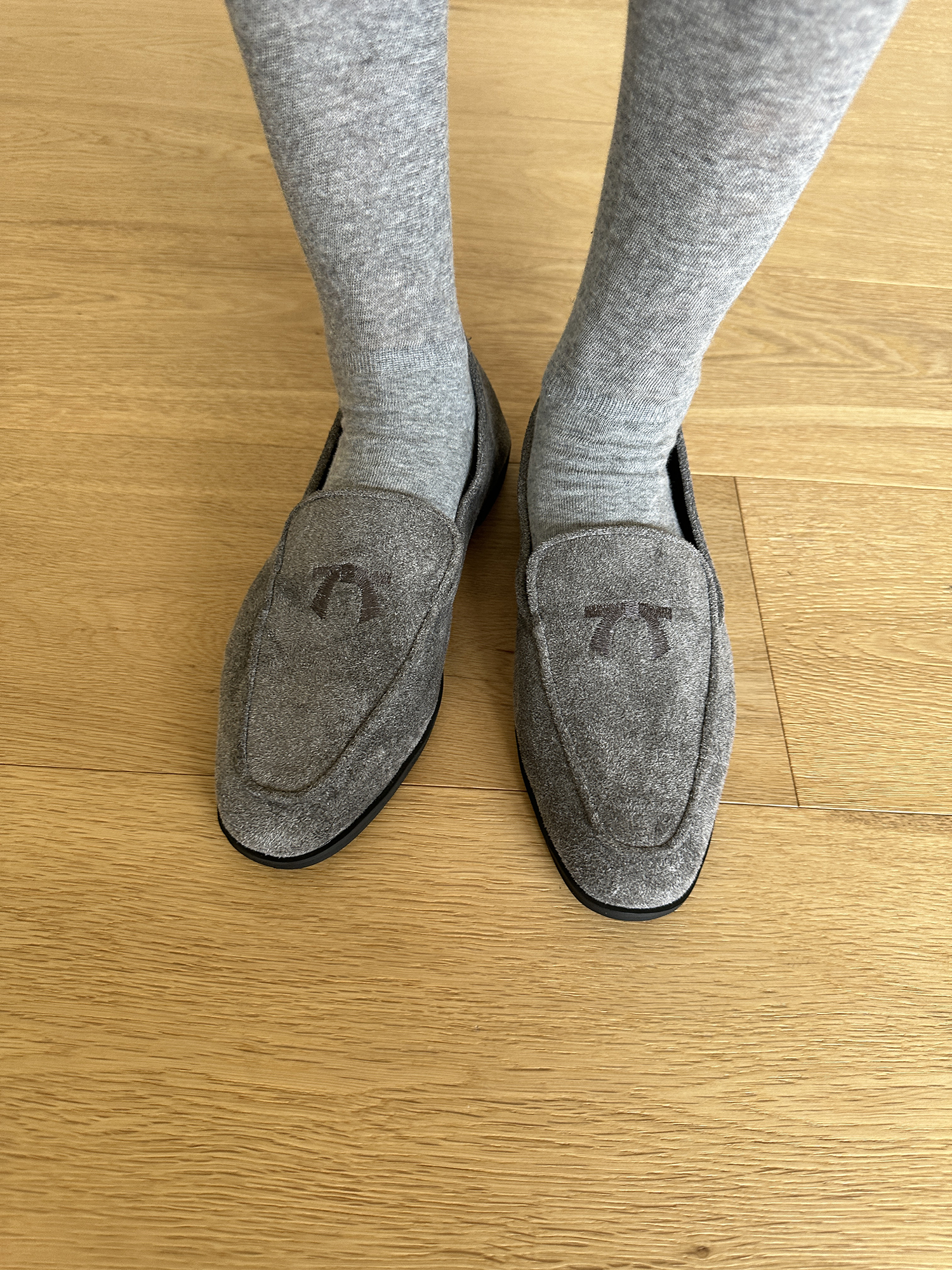 スエード調リボン刺繍ローファー | 詳細画像17