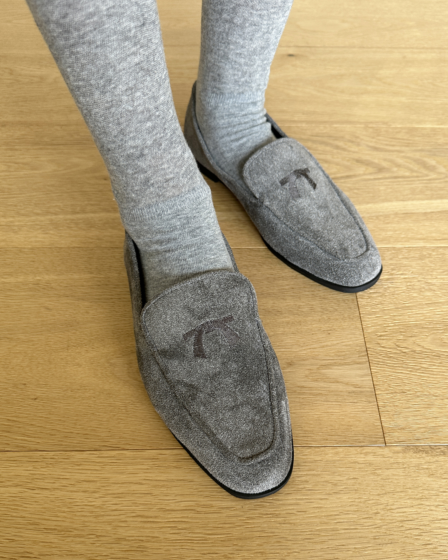 スエード調リボン刺繍ローファー | 詳細画像19