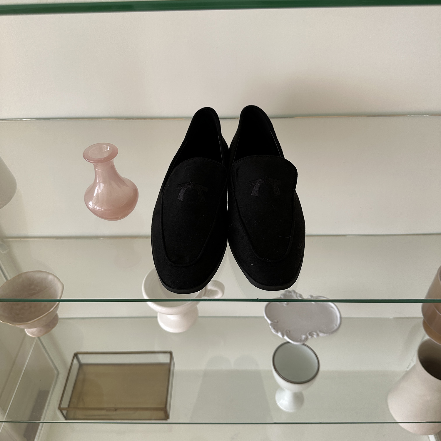 スエード調リボン刺繍ローファー | 詳細画像29