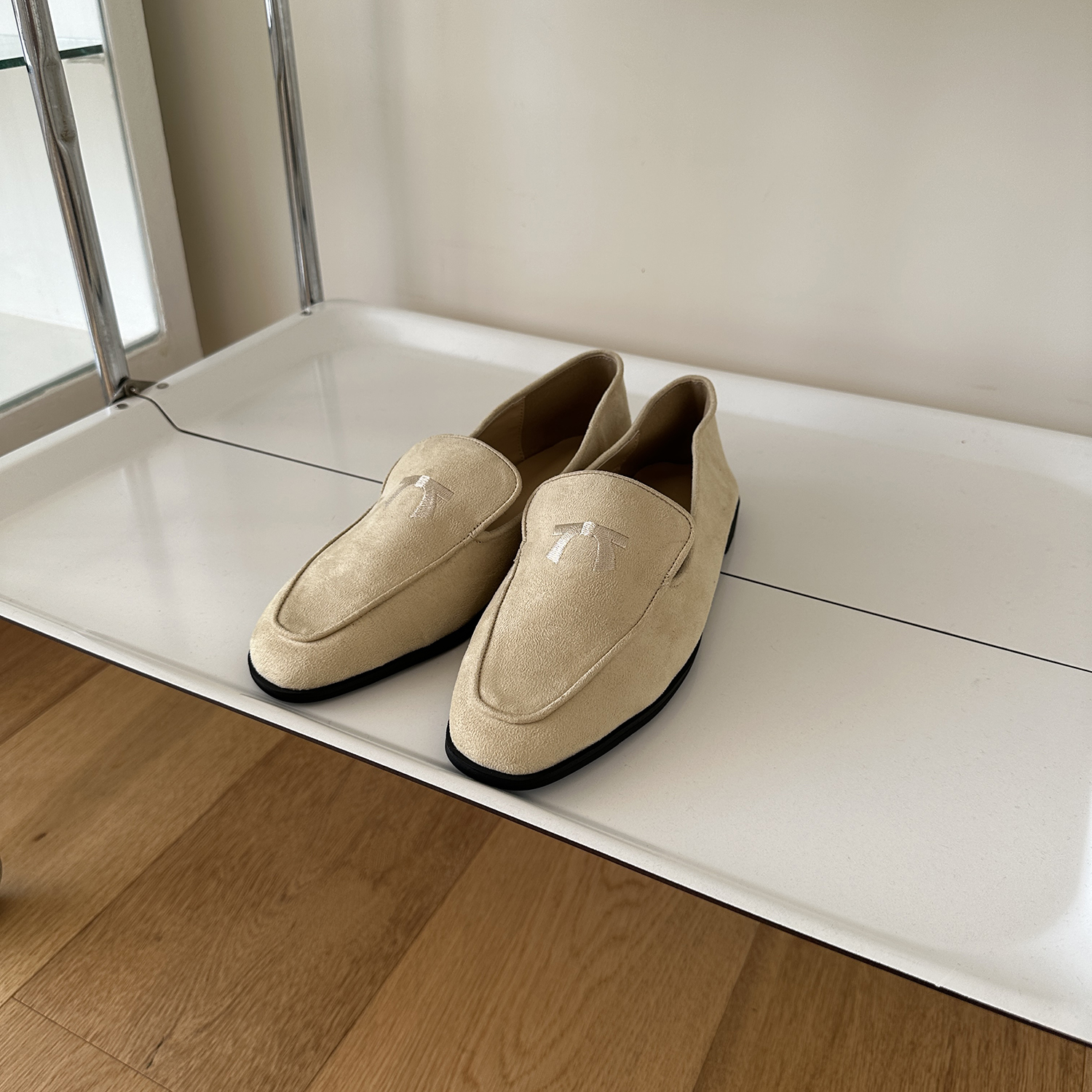 スエード調リボン刺繍ローファー | 詳細画像32