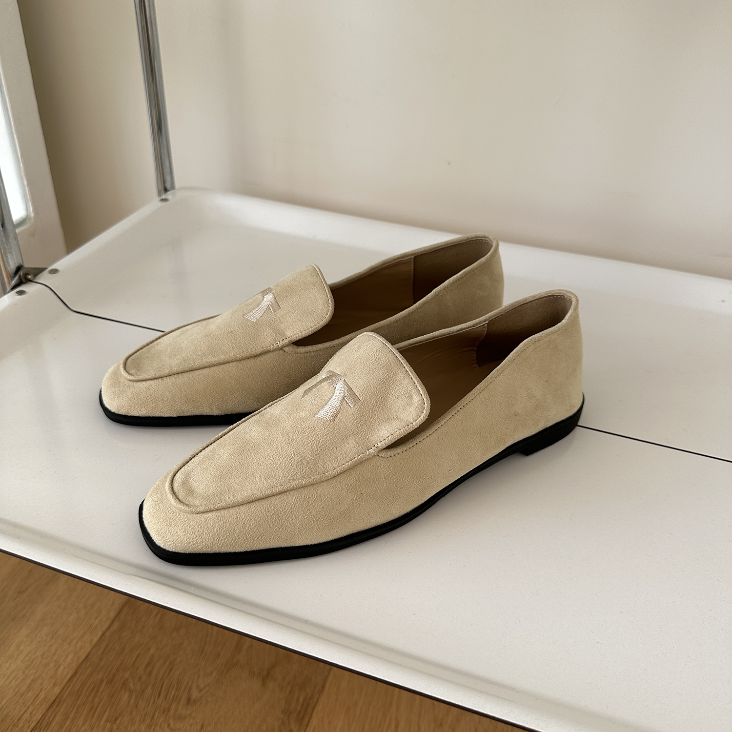 スエード調リボン刺繍ローファー | 詳細画像33