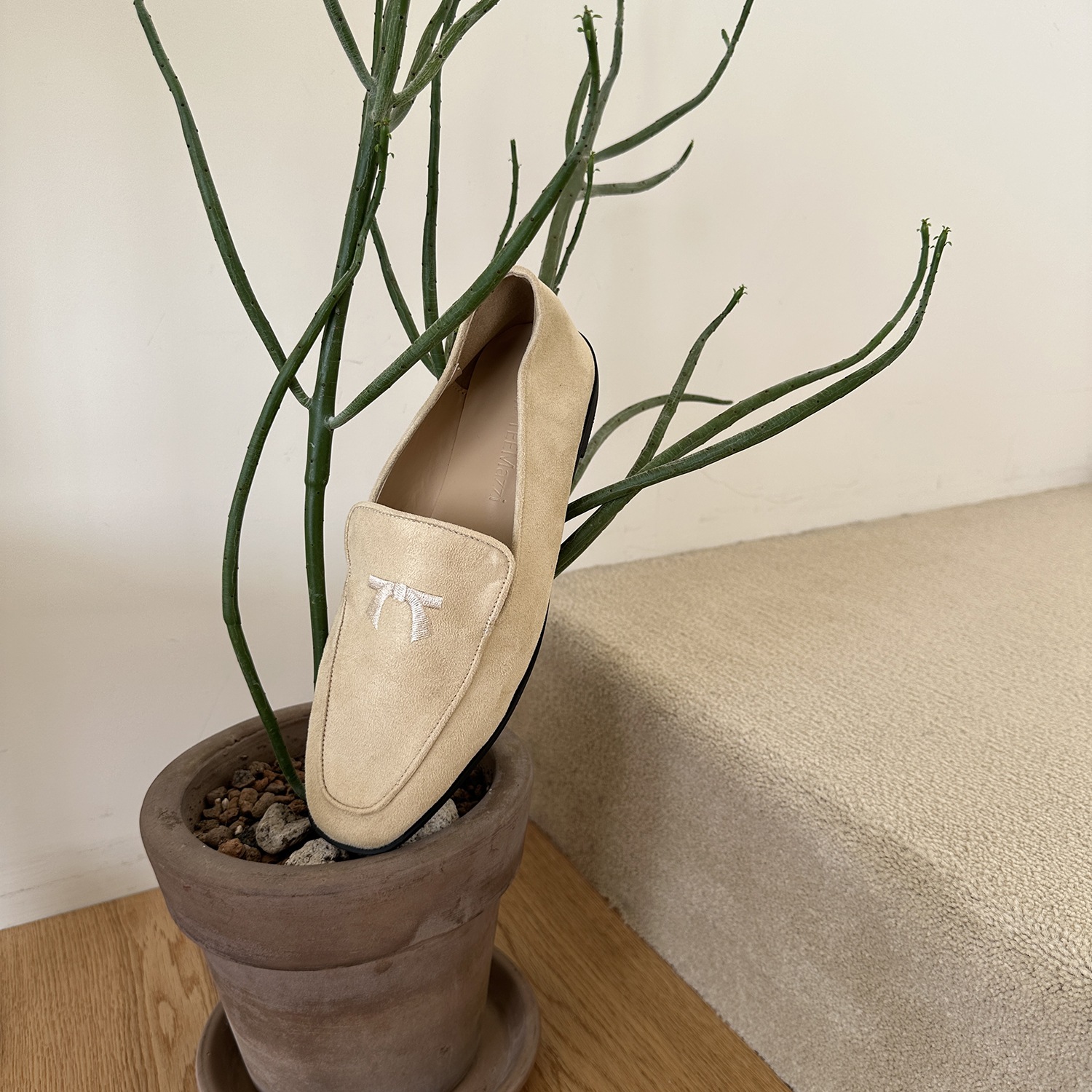 スエード調リボン刺繍ローファー | 詳細画像35