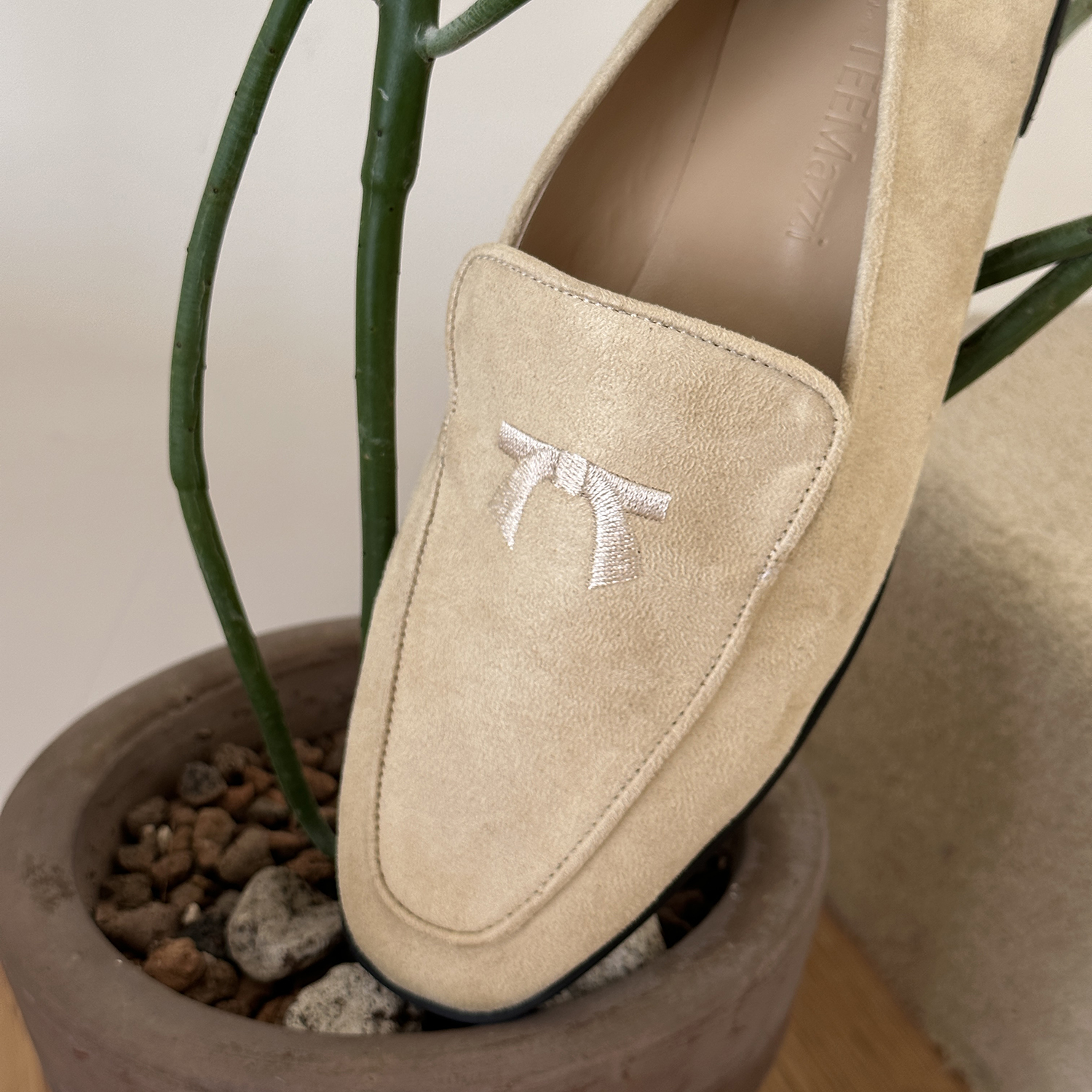 スエード調リボン刺繍ローファー | 詳細画像37