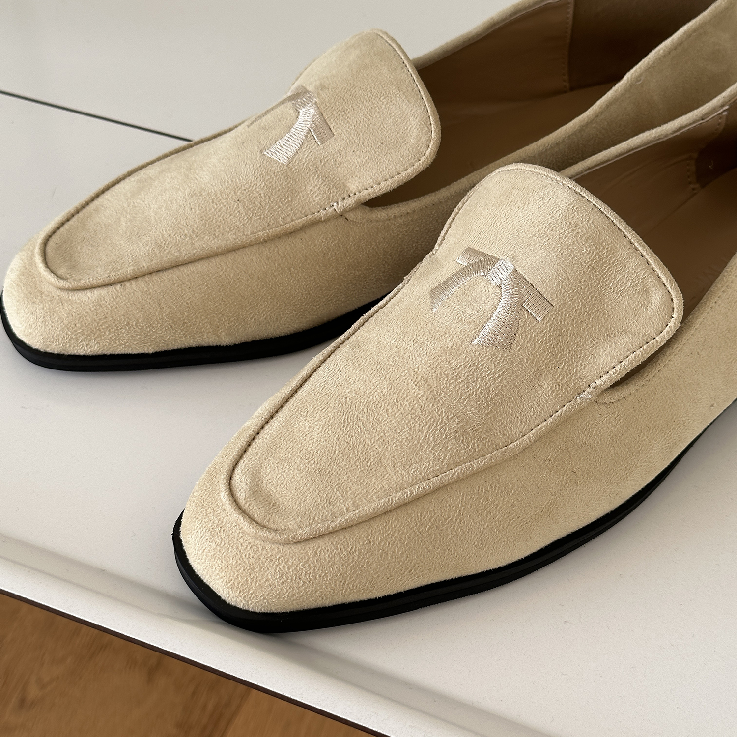 スエード調リボン刺繍ローファー | 詳細画像38