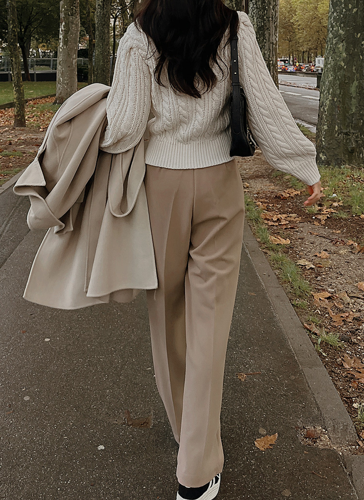 2TYPE内ゴムワイドスラックス | レディースファッション通販 - DHOLIC