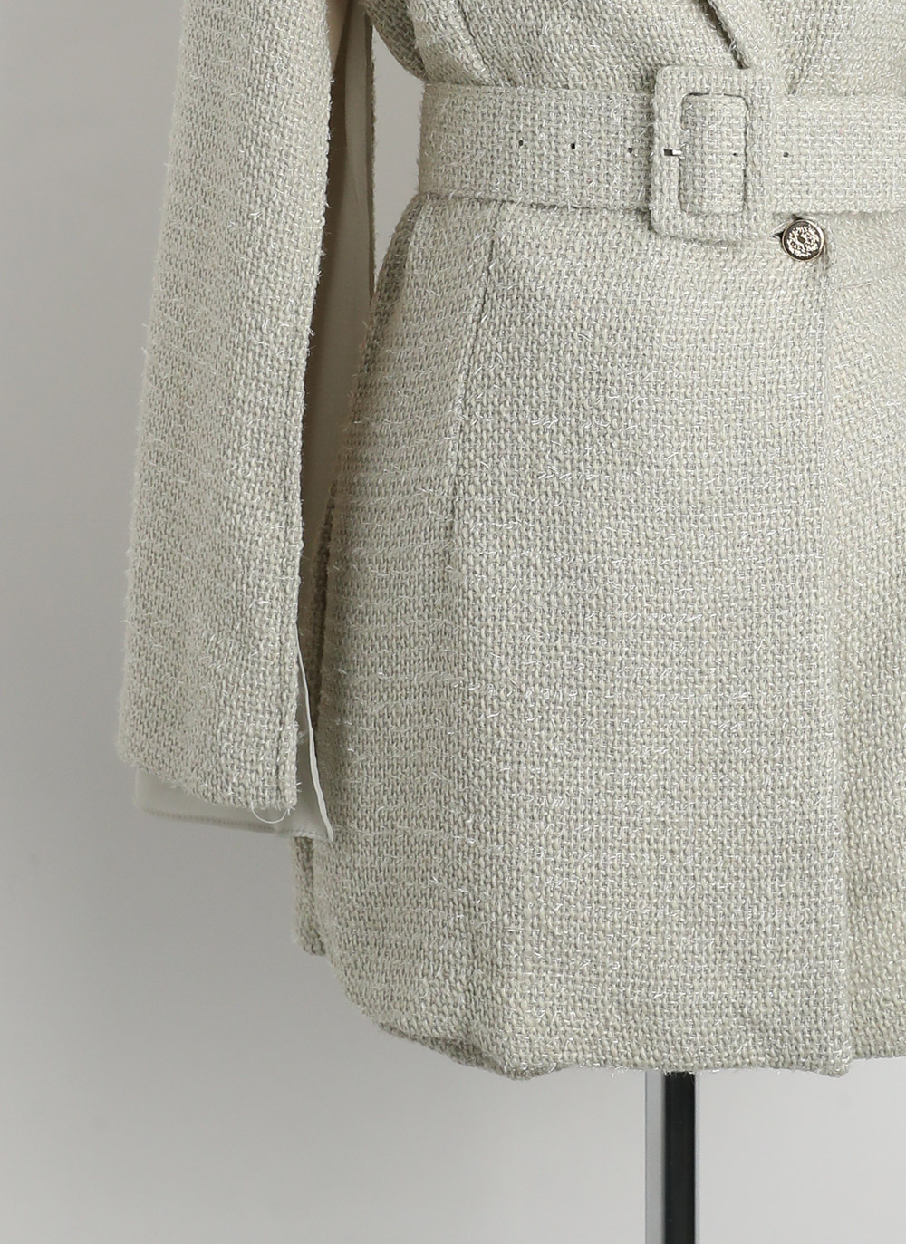 ベルト付ウール混ツイードラップオールインワン | DHOLIC | 詳細画像19