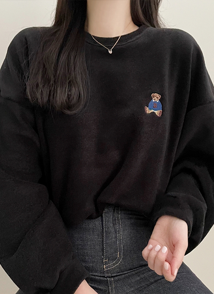 両起毛ベア刺繍スウェット | 詳細画像27