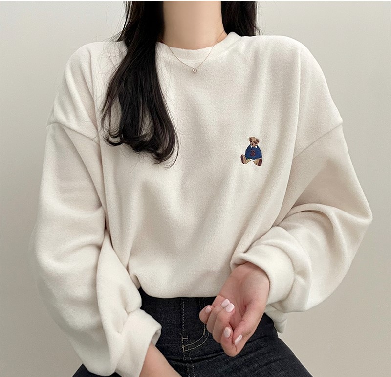 両起毛ベア刺繍スウェット | 詳細画像28