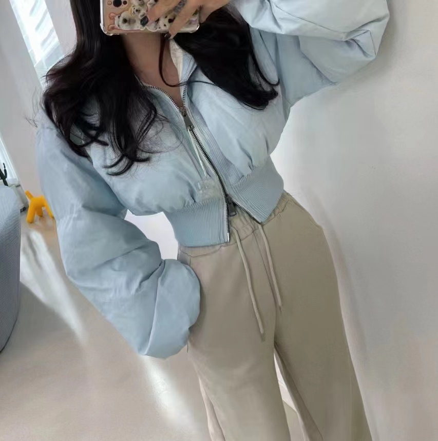 クロップドカラー中綿ジャンパー | 詳細画像2