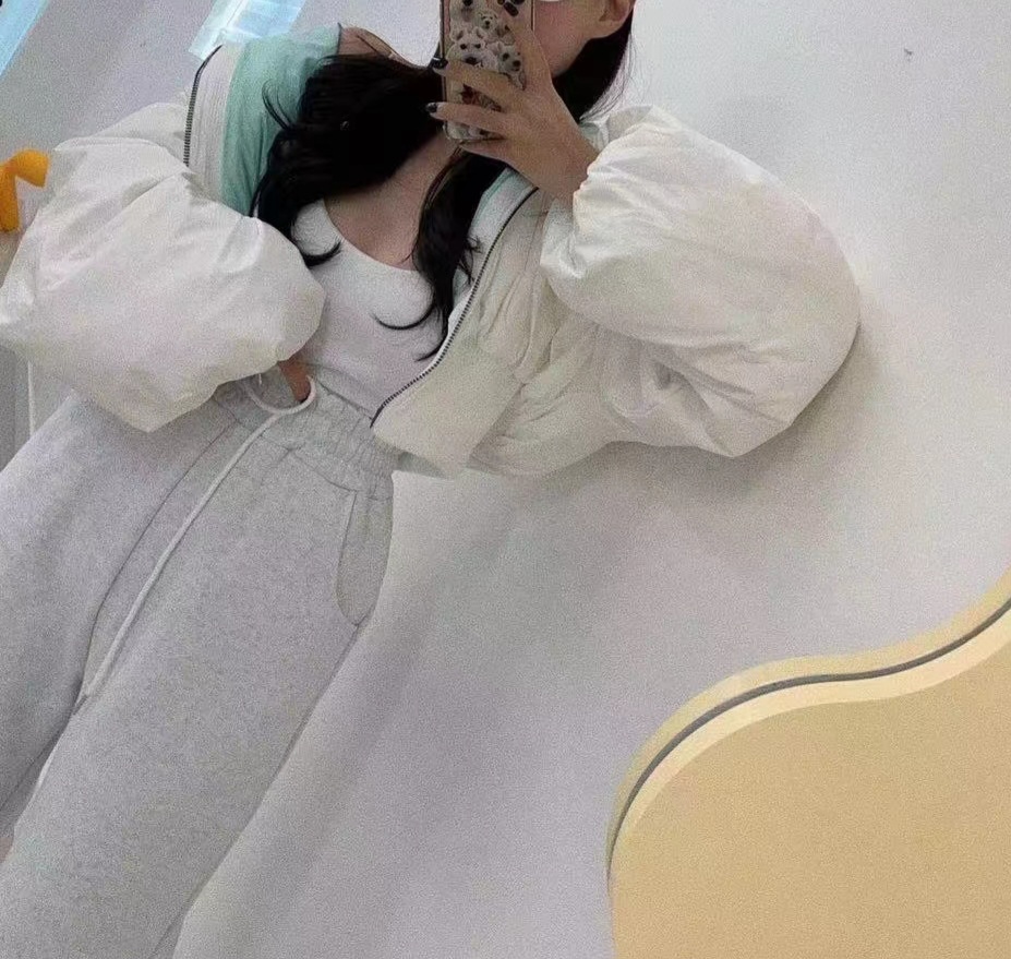 クロップドカラー中綿ジャンパー | 詳細画像3