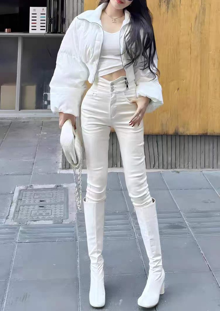 クロップドカラー中綿ジャンパー | 詳細画像5