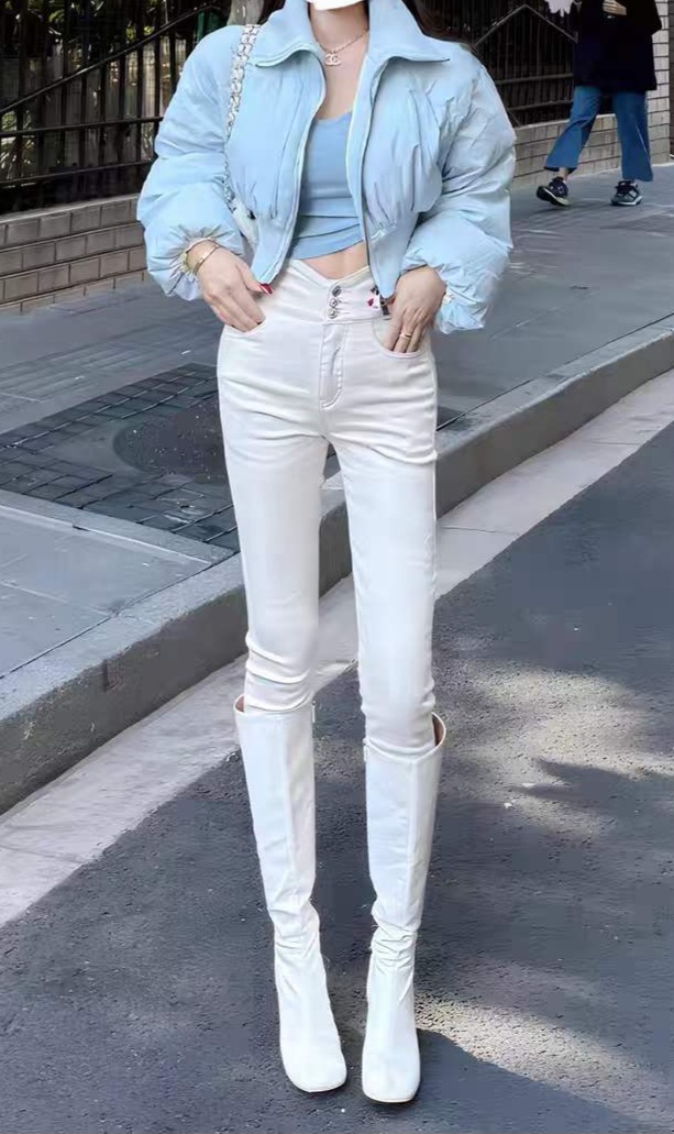 クロップドカラー中綿ジャンパー | 詳細画像6