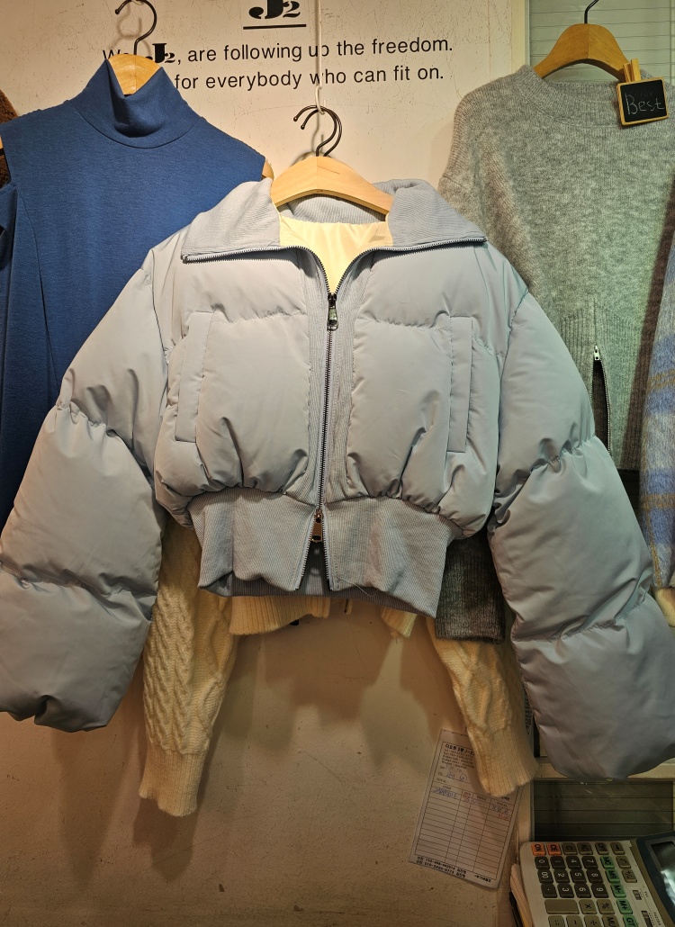 クロップドカラー中綿ジャンパー | 詳細画像9