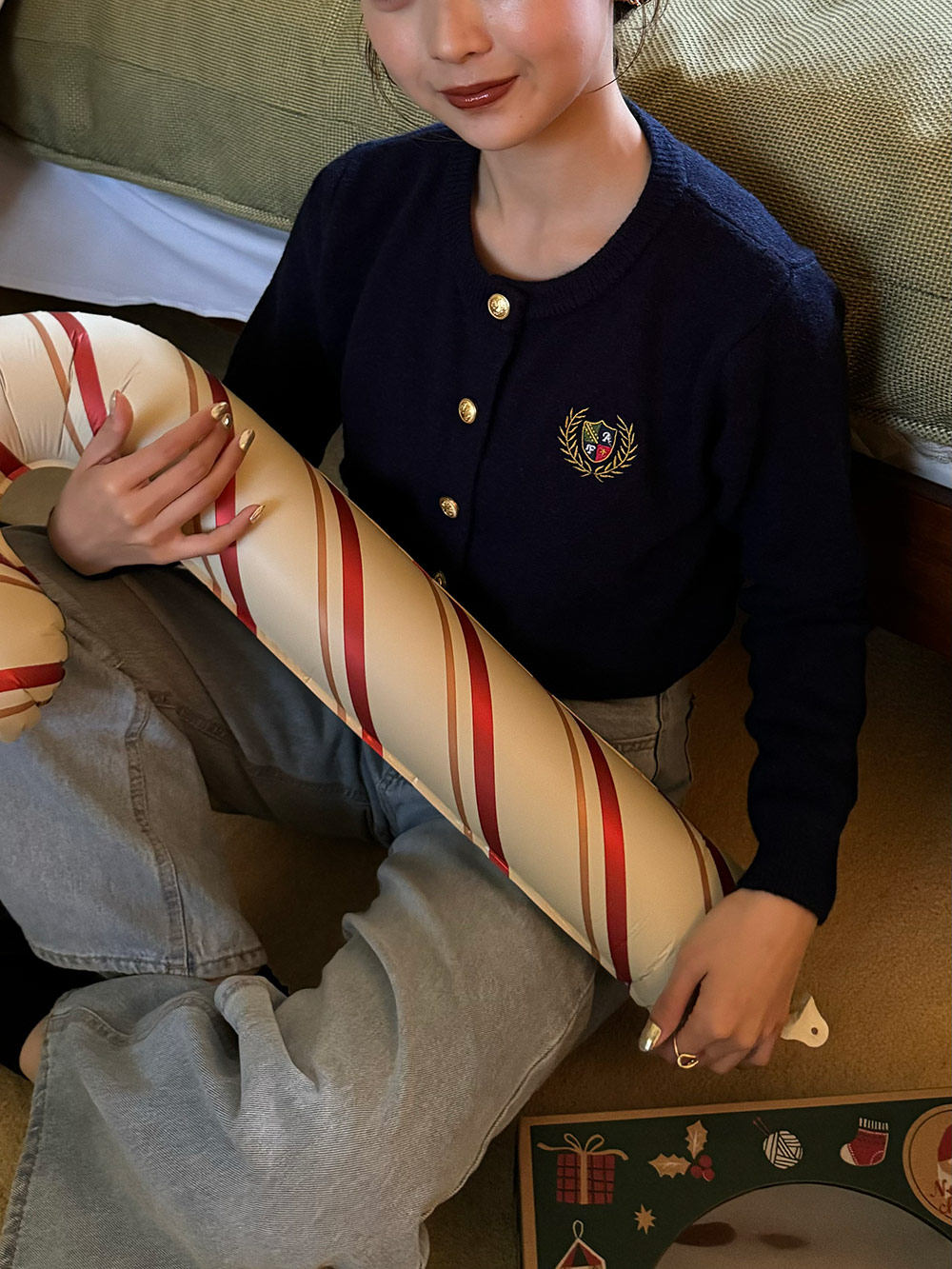 エンブレムカーディガン | 詳細画像8