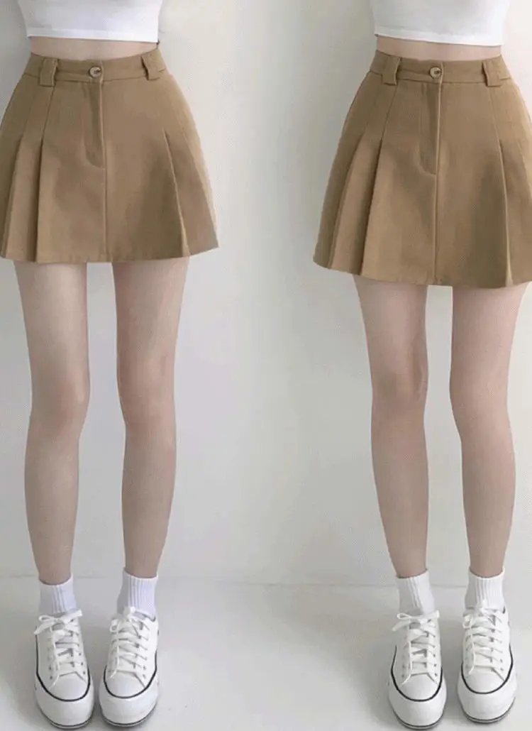 2TYPEコットンプリーツスカート | jasminbell | 詳細画像1