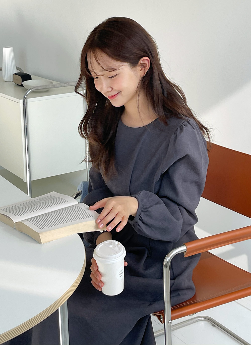 ウール混コーデュロイタックワンピース | DHOLIC | 詳細画像9