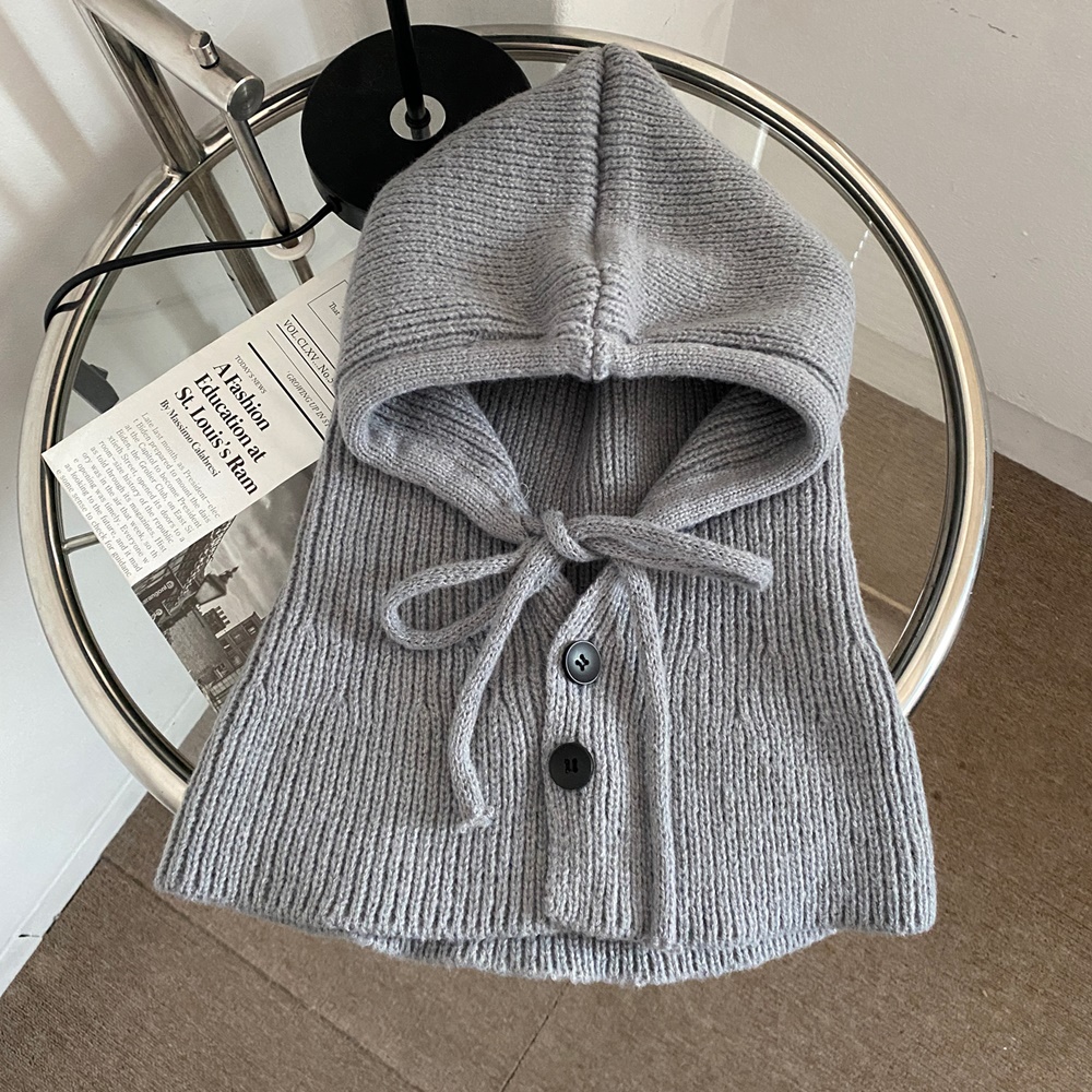 AMBIDEX Store △○CABLE KNIT バラクラバ(F FOG): FLAT-cic-HATENA