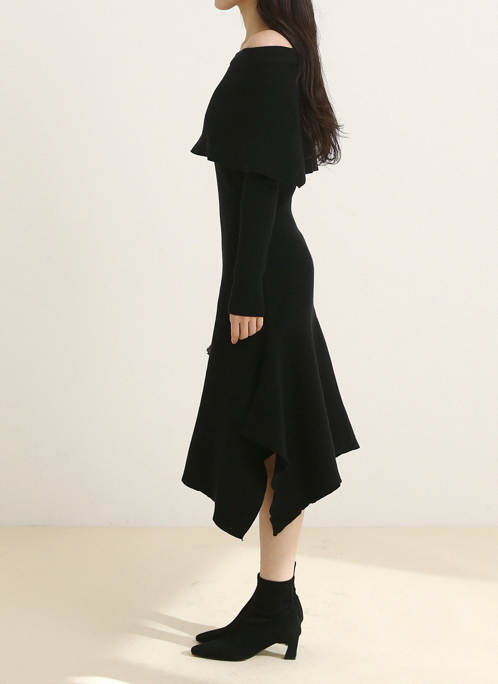 2WAYケープラッフルニットワンピース | DHOLIC | 詳細画像16