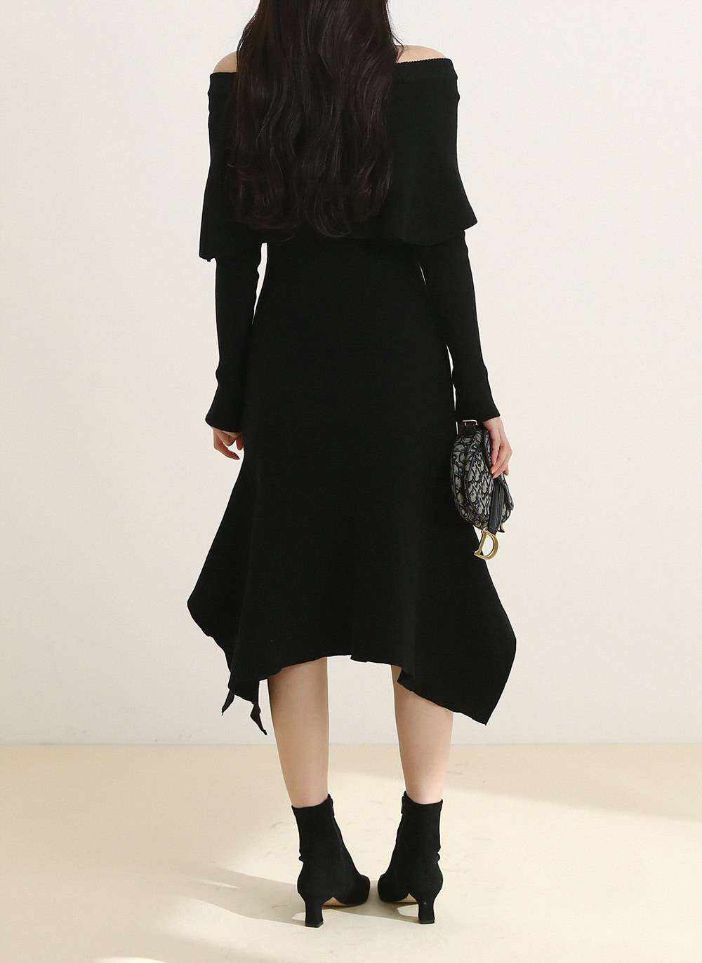 2WAYケープラッフルニットワンピース | DHOLIC | 詳細画像17