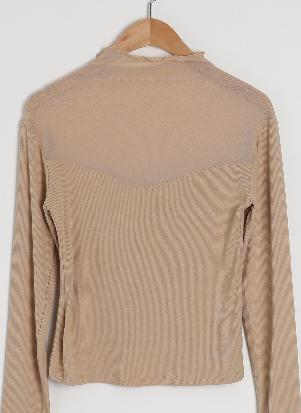 シースルーパネルハーフネックTシャツ | DHOLIC | 詳細画像25