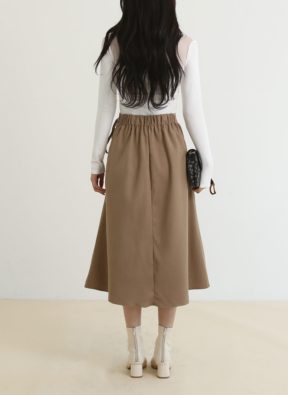 シースルーパネルハーフネックTシャツ | DHOLIC | 詳細画像19