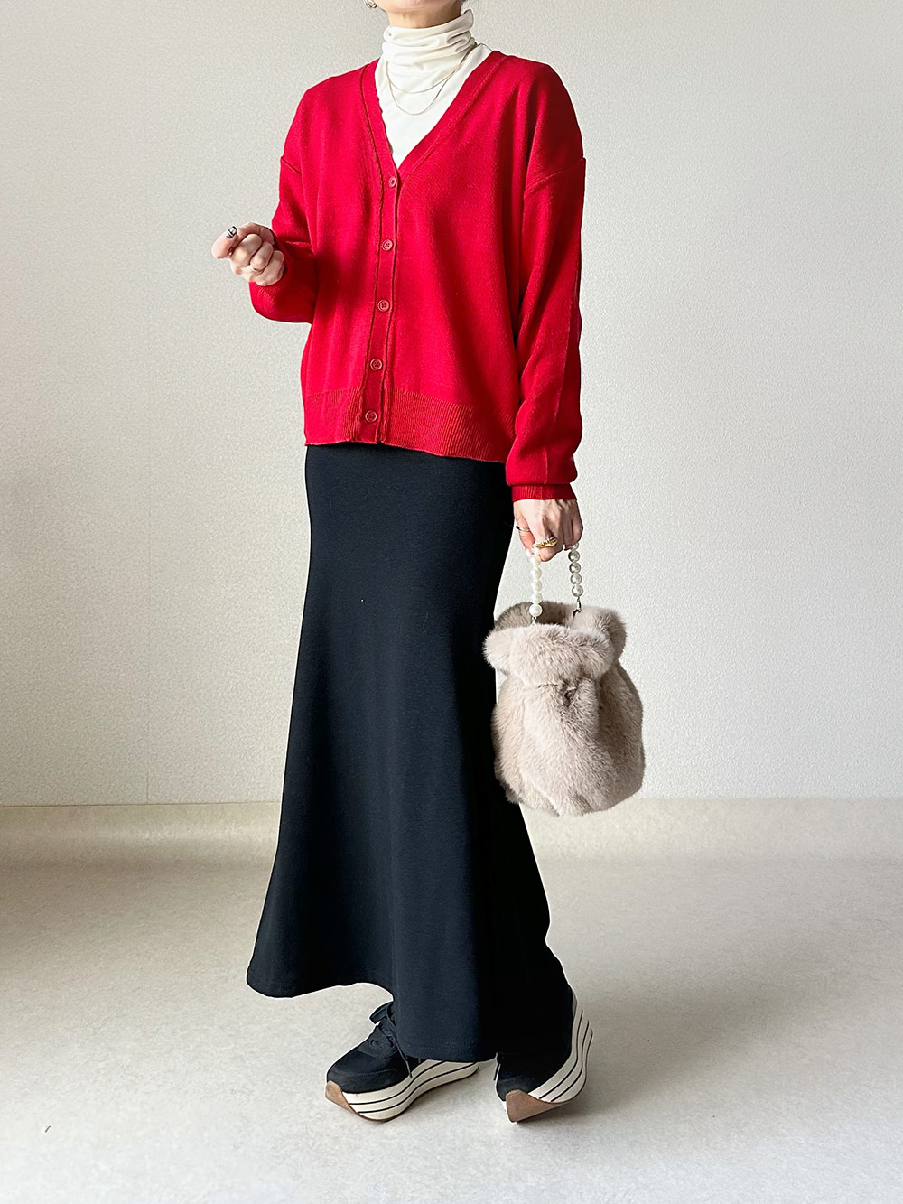 2WAYフェイクパールファーバッグ | 詳細画像6